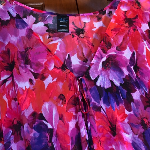 Catalina Beach / Lingerie Cover Up w/Front Tie - Picture 8 of 8